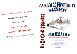 Bulletin d`Inscription