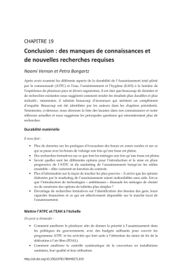 CHAPITRE 19: Conclusion - Community
