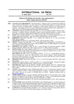 international dx press