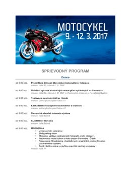 sprievodný program