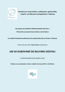 jak sa dubované do bulváru dostali