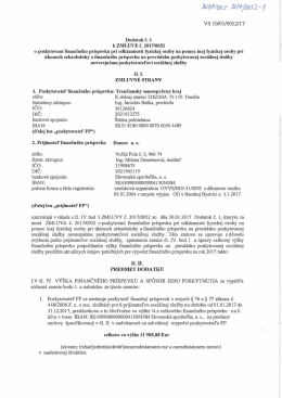 VS 10/01/0052/17 - Trenčiansky samosprávny kraj