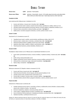 Stiahnite si denn&eacute; menu v pdf!