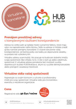 Virtuálne kancelárie