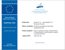 EÚ projekty