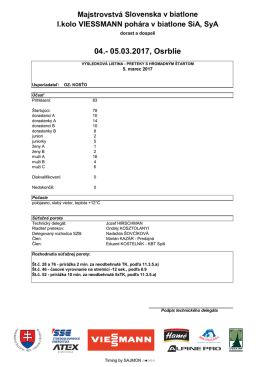 MSR masáky - Biatlon-Info