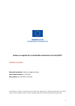 pdf dokument - Institut za medije Crne Gore