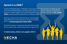 Sjećate li se 2008.? - ECHA