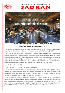 Croatia Indoor 2017 HR - VK Jadran