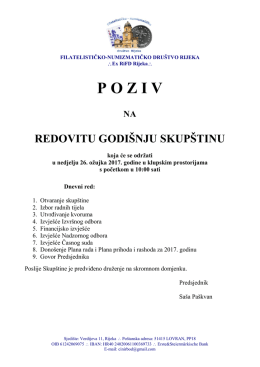poziv - Rijeka