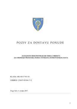 poziv za dostavu ponude
