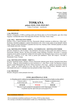 Program putovanja
