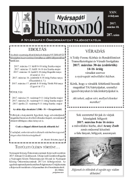 Márciusi Hírmondó