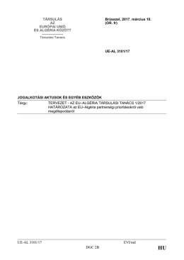 UE-AL 3101/17 EVI/md DGC 2B