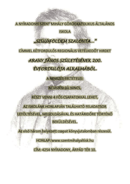 sz&uuml;lőf&ouml;ldem szalonta&hellip; - Szent Mih&aacute;ly G&ouml;r&ouml;gkatolikus &Aacute;ltal&aacute;nos Iskola