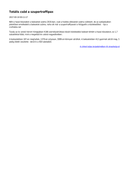 Totális csőd a szupertraffipax
