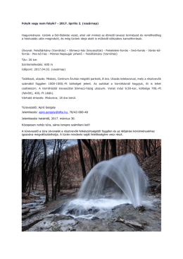 Folyik vagy nem folyik? - 2017. &aacute;prilis 2. (vas&aacute;rnap) Hagyom&aacute;nyos