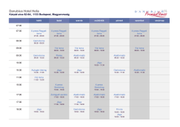 Letöltés PDFben - Danubius Premier Fitness