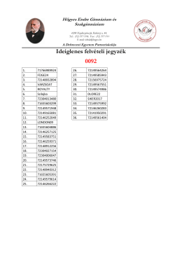 0092 -- Re&aacute;l-Orvosi orient&aacute;ci&oacute;