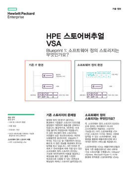 Introduction to HPE StoreVirtual VSA with Blueprint 1: What is