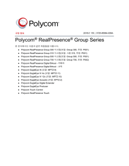 Polycom RealPresence Centro Regulatory Notices