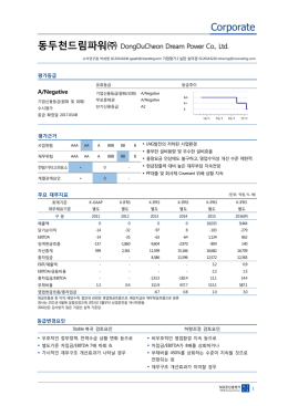 동두천드림파워 - NICE신용평가