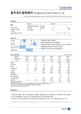 동두천드림파워 - NICE신용평가