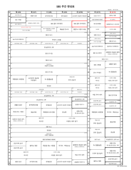 SBS 주간 편성표 - SBS International