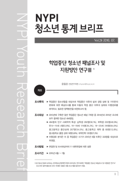 NYPI Youth Research Brief 개요