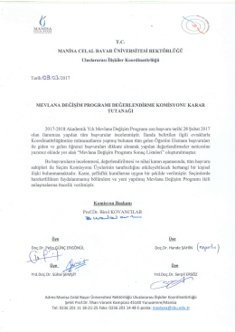- ./1/-- \ll - Celal Bayar &Uuml;niversitesi