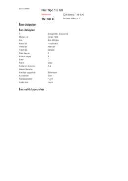 Pdf yap - Hurriyetoto