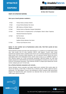 strateji raporu