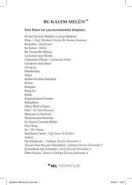 Okuma Parçası - Sel Yayıncılık