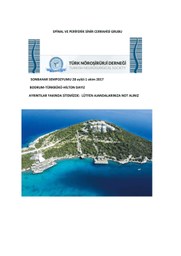 TNDer SPSCG Sonbahar Toplantısı