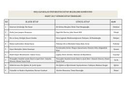 mart 2017 dönemi kitap önerileri