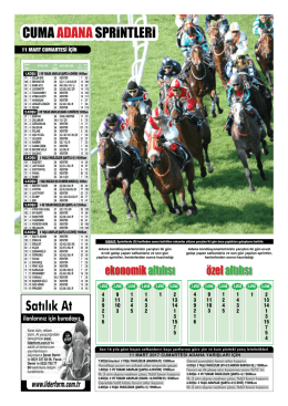 CUMA ADANASPRiNTLERi Satılık At