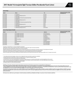 2017 Model Yılı İndir (237) KB