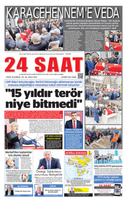 gazete - 24 Saat Gazetesi
