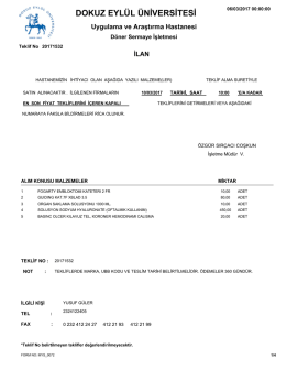 Dokuz Eyl&uuml;l &Uuml;niversitesi Hastanesi