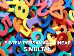 METODE NUMERIK
