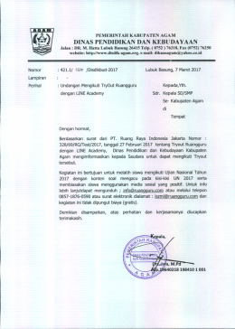 surat lengkap dapat Saudara unduh disini