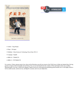 Read Wild Goose Qigong Full Online