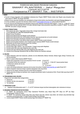 panduan melamar program smart engineer