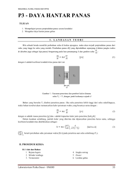 p3 - daya hantar panas - Laboratorium Dasar dan Sentral