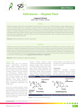 Ceftriaxone – Hospital Pack