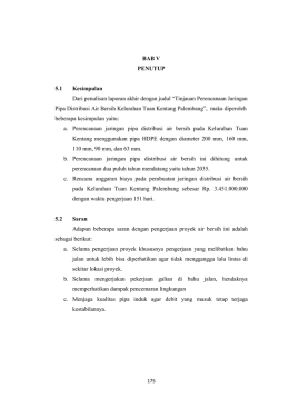 BAB V PENUTUP 5.1 Kesimpulan Dari penulisan laporan akhir