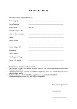 surat pernyataan - Ditjen Kebudayaan