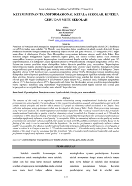kepemimpinan transformasional kepala sekolah - E