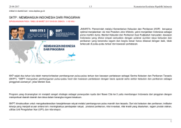 sktp : membangun indonesia dari pinggiran