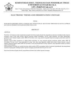 abstrak - (ETD) Unsyiah